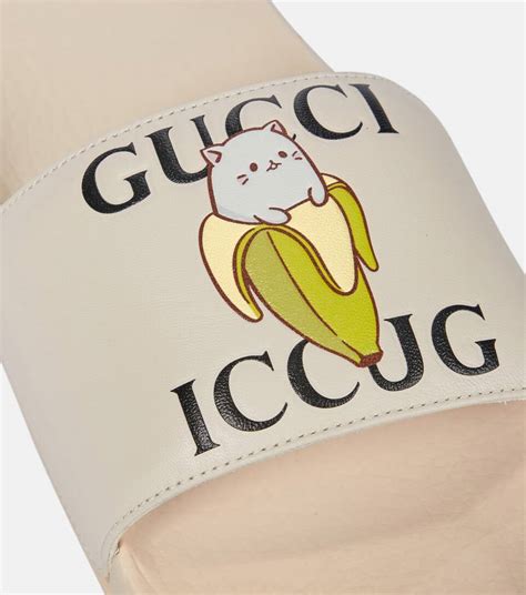 gucci bananya slides|bananya crunchyroll Gucci.